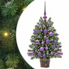 vidaXL Tekojoulukuusi 150 LED-valoilla Vihre&auml; 75 cm PE ja PVC