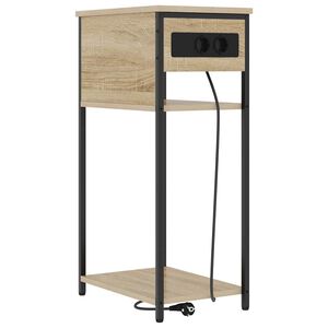 vidaXL Y&ouml;p&ouml;yt&auml;kaappi Sonoman tammi 41 x 28 x 76 cm Tekninen puu