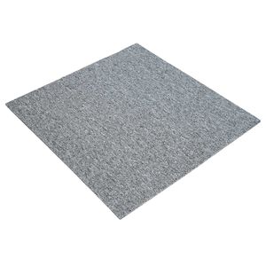 vidaXL Matto laatta Vaaleanharmaa 50 x 50 cm 4 kpl PP ja Bitumi