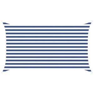 vidaXL Aurinkosuojapurje Sininen ja valkoinen 3,5 x 2 m