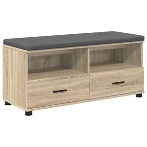 vidaXL Halli penkki Sonoman tammi 100 x 38 x 46 cm