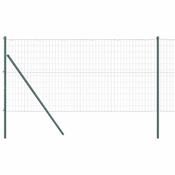 vidaXL Aita ja Tuki Vihre&auml; 1,2 x 25 m Ter&auml;s ja PVC