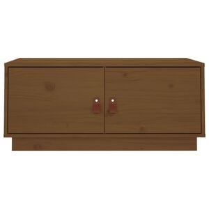vidaXL Sohvap&ouml;yt&auml; hunajanruskea 80x50x35 cm t&auml;ysi m&auml;nty