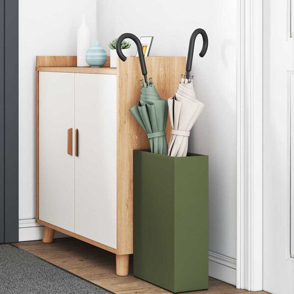 vidaXL Aurinkovarjojalusta Oliivinvihre&auml; 28 x 12 x 41 cm Ter&auml;s