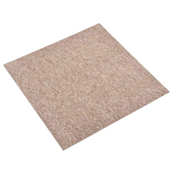 vidaXL Matto 20 pcs Beige 50 x 50 cm 100% polypropeeni