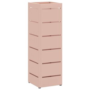 vidaXL Sateenvarjoteline Vaaleanpunainen 15,5 x 15,5 x 49 cm Ter&auml;s