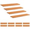 vidaXL Portaiden p&auml;&auml;llysteet 12 kpl 110 x 30 x 2 cm Vaaleanruskea