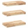 vidaXL Kelluvat hyllyt 3 kpl 60x20x4 cm k&auml;sittelem&auml;t&ouml;n massiivipuu akaasia