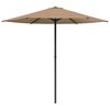 vidaXL Puutarhavarjo Suorakaide 2,3 x 2,3 m Polyesteri Taupe