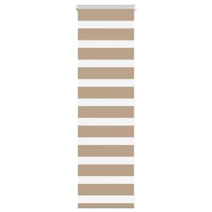 vidaXL Seepraverho hiekanruskea 40x100 cm kangas leveys 35,9 cm polyesteri