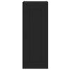 vidaXL Sein&auml;kiinnitett&auml;v&auml; kaappi musta 34,5x34x90 cm tekninen puu