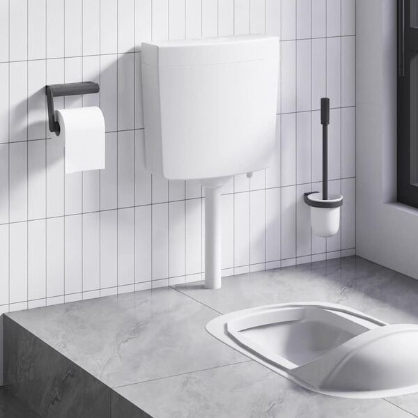 vidaXL WC Vesisäiliö alapuolisella veden tulolla 3/6 l Valkoinen