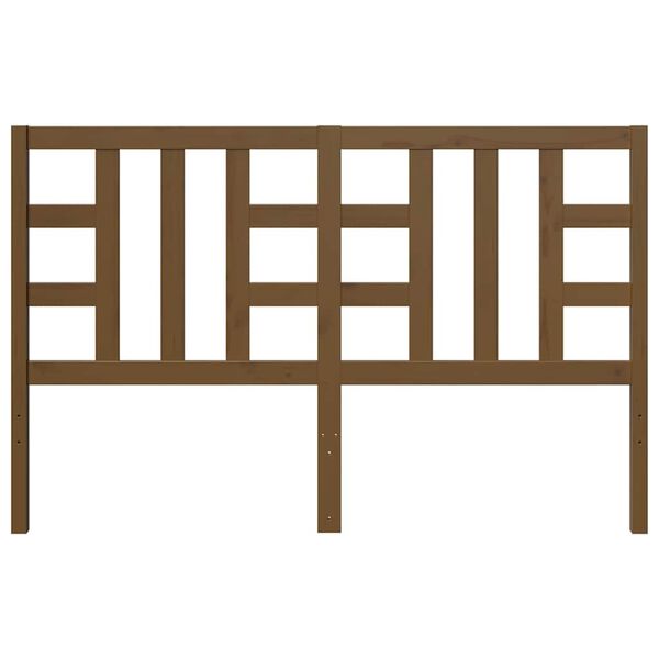 vidaXL S&auml;ngynp&auml;&auml;ty hunajanruskea 166x4x100 cm t&auml;ysi m&auml;nty