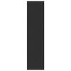 vidaXL Vaatekaappi musta 100x50x200 cm lastulevy
