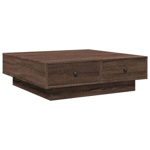vidaXL Sohvap&ouml;yt&auml; ruskea tammi 90x90x28 cm tekninen puu