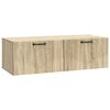 vidaXL Sein&auml;lle asennettava TV-kaappi Sonoma-tammi 98 x 41 x 30 cm