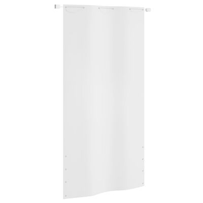 vidaXL Parvekkeen suoja valkoinen 120x240 cm Oxford kangas