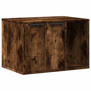 vidaXL Kissanhiekkalaatikon kotelo savutammi 60x40x40 cm tekninen puu
