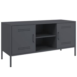 vidaXL TV-taso antrasiitti 100,5x39x50,5 cm ter&auml;s