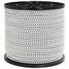 vidaXL Bungee Kuminauhat 6 mm Musta ja Valkoinen PP ja kumi