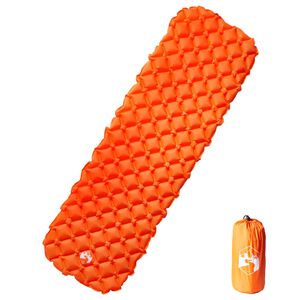 vidaXL T&auml;ytett&auml;v&auml; retkeilypatja oranssi 1 hengelle 190x58x6 cm