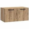 vidaXL Sein&auml;lle asennettava TV-kaappi 59,5 x 31 x 30 cm Artisaanitammi