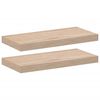 vidaXL Kelluvat hyllyt 2 kpl 50x23,5x4 cm tekninen puu
