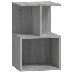 vidaXL Y&ouml;p&ouml;yt&auml; harmaa Sonoma 35x35x55 cm tekninen puu