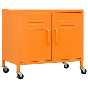 vidaXL Varastokaappi oranssi 60x35x56 cm ter&auml;s