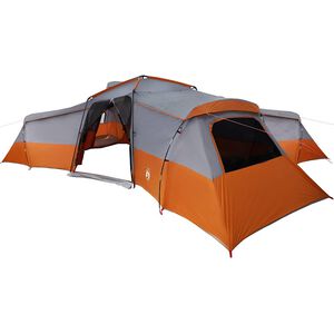 vidaXL Perhe Teltta Harmaa ja oranssi 833 x 585 x 216 cm taffeta