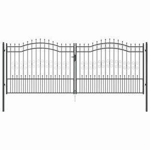 vidaXL Aitaovi K&auml;rkiyksik&ouml;ll&auml; KAMPEN 404 x 150 cm Ter&auml;s Harmaa