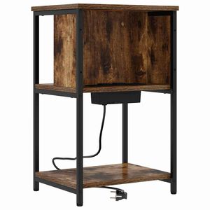 vidaXL Y&ouml;p&ouml;yt&auml;kaappi Savup&auml;hkin&auml; 38 x 31 x 61 cm Tekninen puu