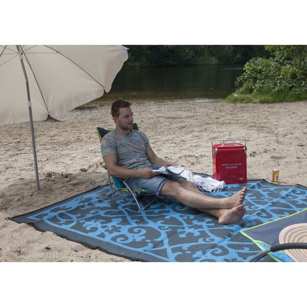 Bo-Camp Ulkomatto Chill mat Oriental 2x1,8 M sininen