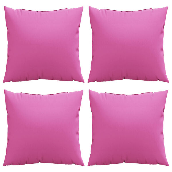 vidaXL L&auml;ikkyv&auml;t Tyynyt 4 pcs Pinkki 40 x 40 cm Polyesterikangas