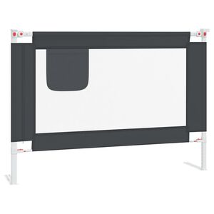 vidaXL Turvalaita s&auml;nkyyn tummanharmaa 90x25 cm kangas