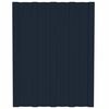 vidaXL Kattopaneeli 12 pcs Antrasiitti 60 x 45 cm Galvanoitu ter&auml;s