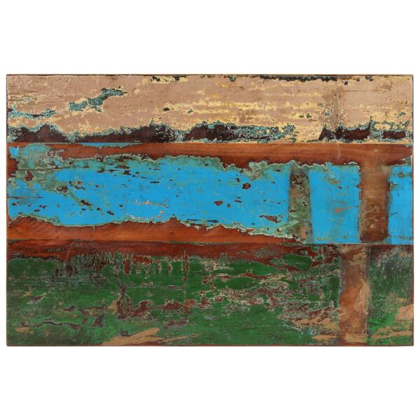 vidaXL Suorakulmainen pöytälevy 60x90 cm 25-27 mm täysi kierrätyspuu