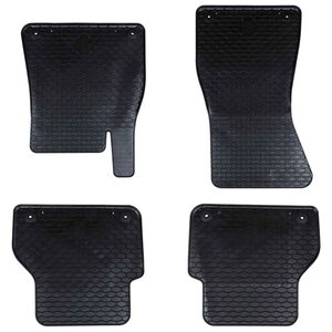 vidaXL Auton matto 4 pcs Musta Sopii Audi A6 / A7 2018-2025 4D Aft. Kumi