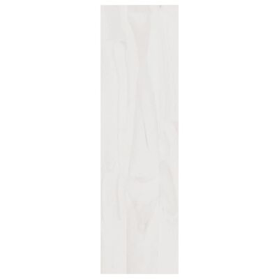 vidaXL Kirjahylly/tilanjakaja valkoinen 100x30x103 cm täysi mänty