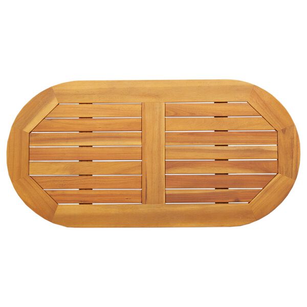 vidaXL P&ouml;yt&auml;levy Ruskea 90 x 45 x 2 cm Tihe&auml; akasiapuu