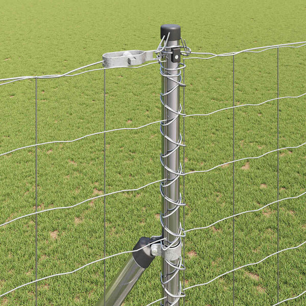 vidaXL Aita ja Tuki Hopea 1,5 x 10 m Ter&auml;s ja PVC