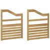 vidaXL K&auml;sinojien moduuli 2 pcs valkoinen 59 x 4 x 73 cm