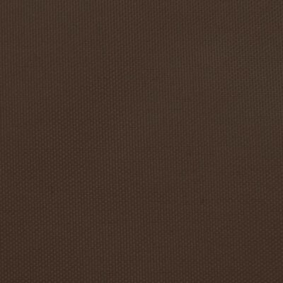 vidaXL Aurinkopurje Oxford-kangas puolisuunnikas 4/5x4 m ruskea