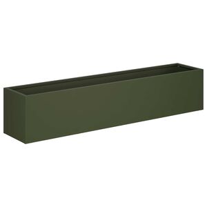 vidaXL Puutarha ruukku Oliivinvihre&auml; 80 x 20 x 20 cm