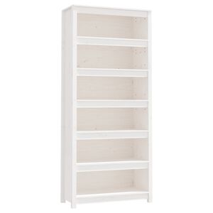 vidaXL Kirjahylly valkoinen 80x35x183 cm t&auml;ysi m&auml;nty