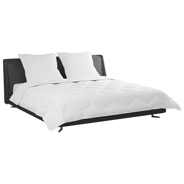 vidaXL Kes&auml;peitto tyynyll&auml; 3 pcs Valkoinen Mikrokuitu