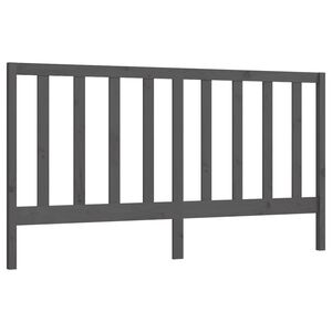vidaXL S&auml;ngynp&auml;&auml;ty harmaa 206x4x100 cm t&auml;ysi m&auml;nty