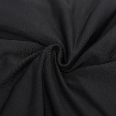 vidaXL Joustava 4-istuttavan sohvan päällinen musta polyesteri jersey