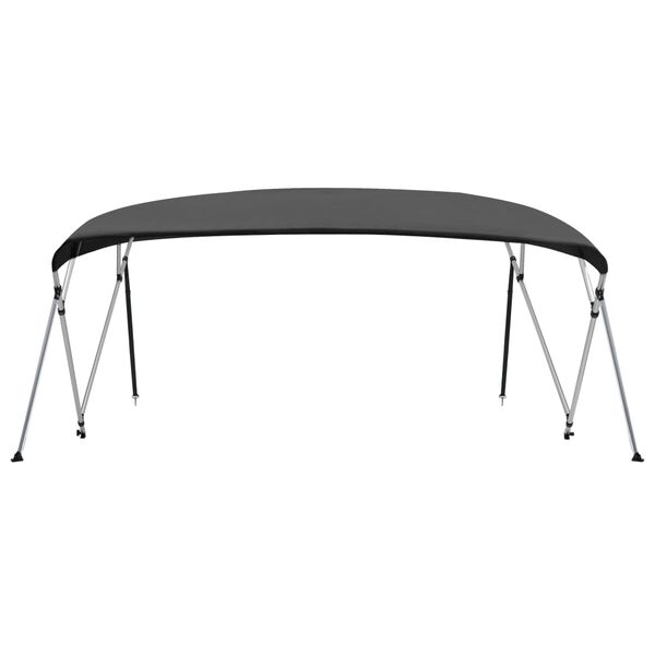 vidaXL 4-kaarinen bimini-kate antrasiitti 243x(230-244)x137 cm