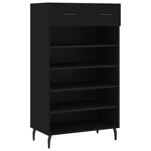 vidaXL Kenk&auml;kaappi musta 60x35x105 cm tekninen puu